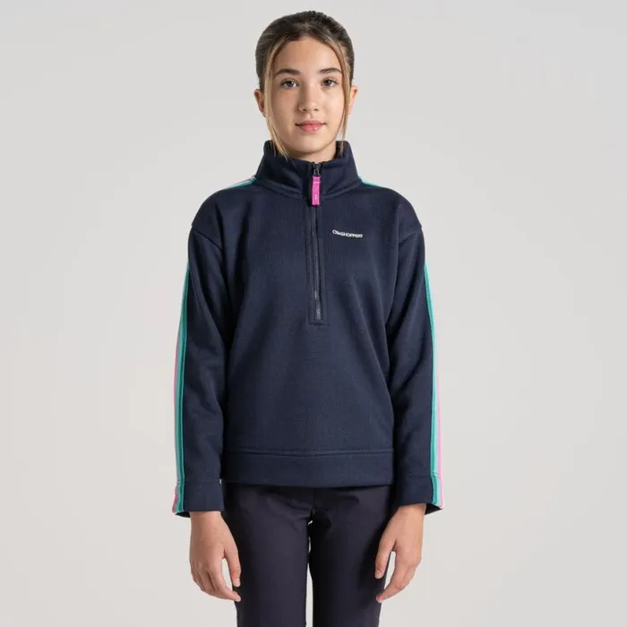 Kids Half Zip Fleece Craghoppers Kid039s Rey Half Zip Fleece Blue Navy