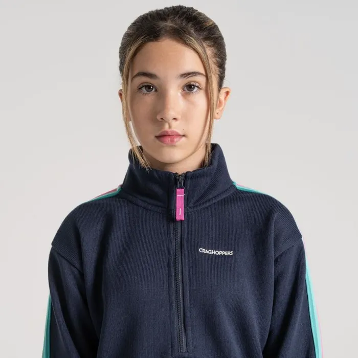 Kids Half Zip Fleece Craghoppers Kid039s Rey Half Zip Fleece Blue Navy