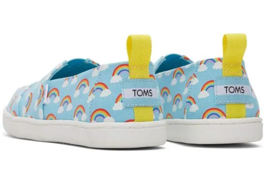 Kids KidsYouth Alpargata Rainbows Kids Shoe Blue Glow TOMS Alpargatas