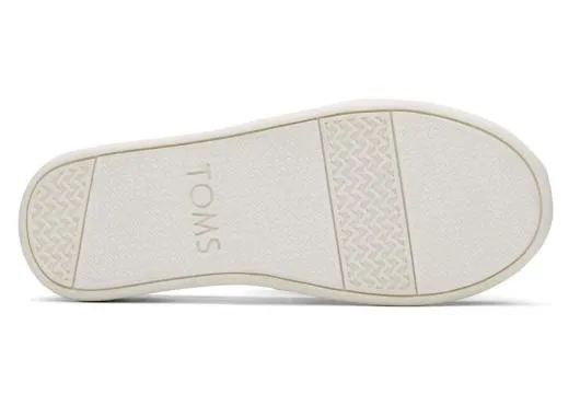 Kids KidsYouth Alpargata Silver Glimmer Kids Shoe Silver TOMS Alpargatas