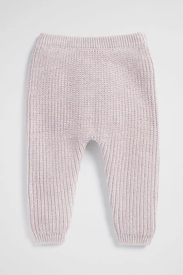 Knitwear and Sweaters Newborn Seed Heritage Mixy Knit Legging Pale Orchid
