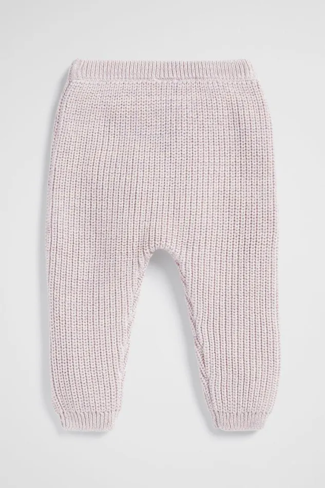 Knitwear and Sweaters Newborn Seed Heritage Mixy Knit Legging Pale Orchid