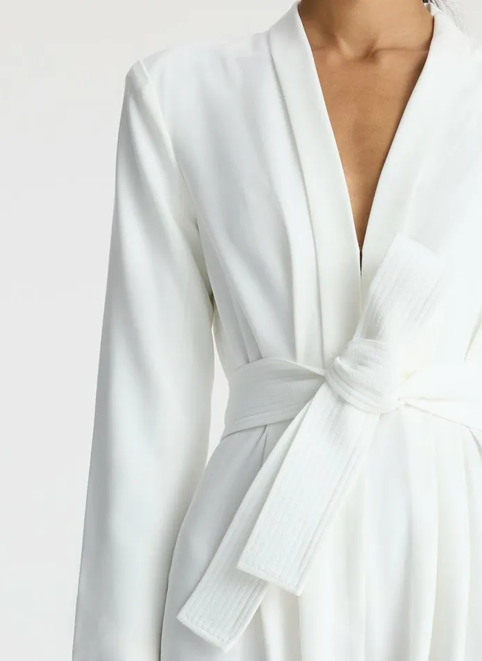 Knitwear Women ALC Kieran II WideLeg Jumpsuit White