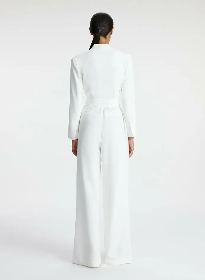 Knitwear Women ALC Kieran II WideLeg Jumpsuit White