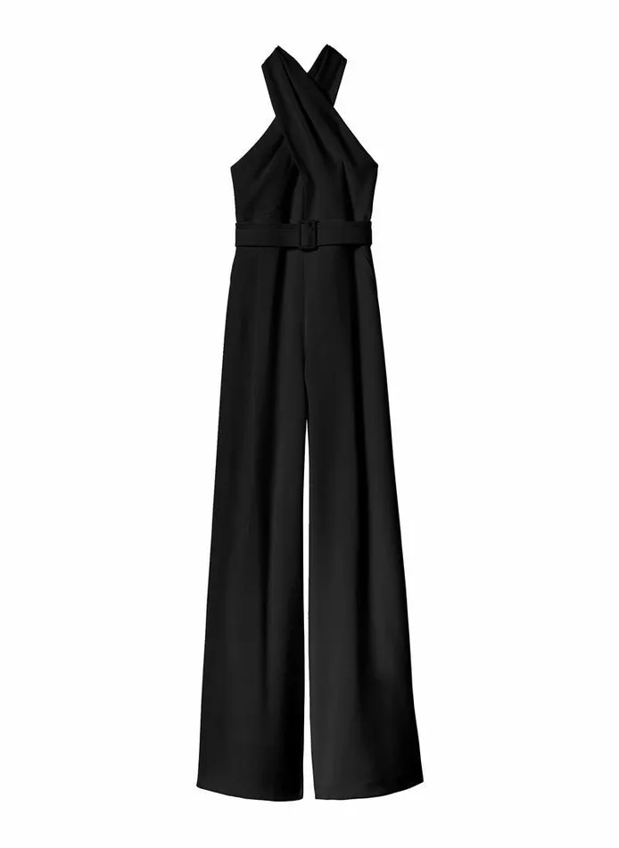 Knitwear Women ALC Murphy WideLeg Jumpsuit Black