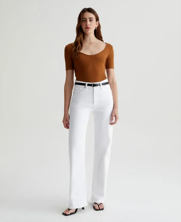 Kora Authentic White Women AG Jeans Denim