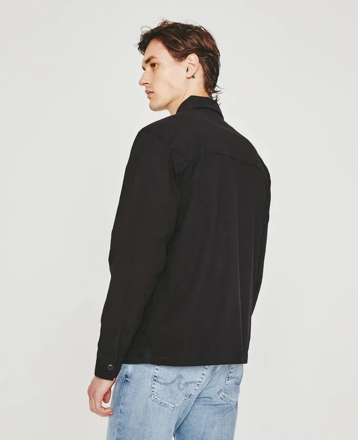 Lance Fatigue Pure Black Men AG Jeans Jackets Lance Fatigue Pure Black Men AG Jeans Jackets