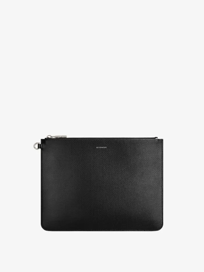 Large Pouch In 4g Classic Leather Black Men Givenchy Wallets and Card Holders Large Pouch In 4g Classic Leather Black Men Givenchy Wallets and Card Holders
