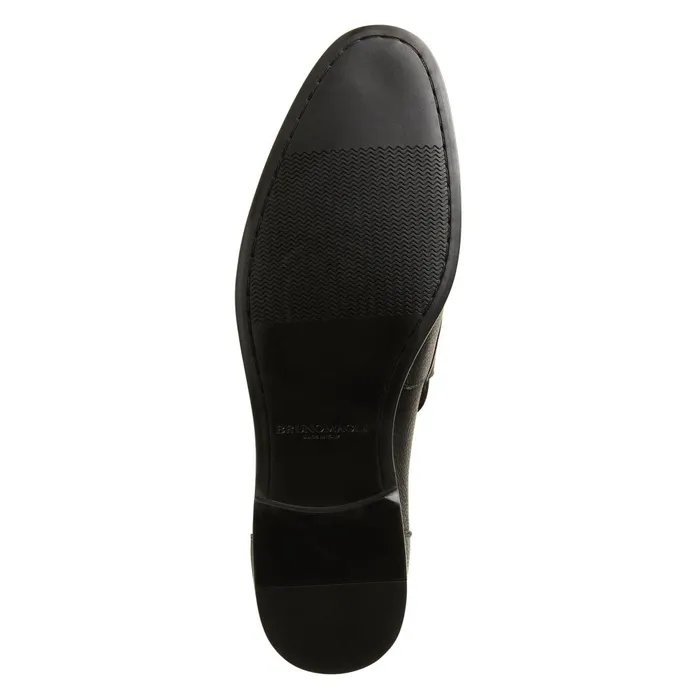 LASTRA SLIPON LEATHER LOAFERBLACK Men Bruno Magli Loafers and Slipons