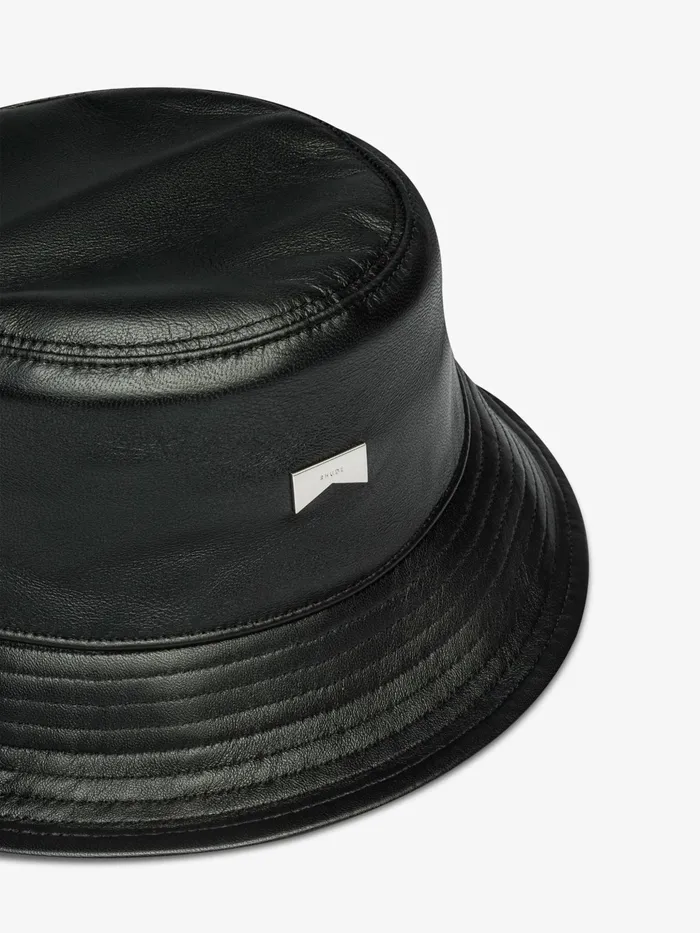 LEATHER BUCKET HAT Unisex Rhude Bucket Hats