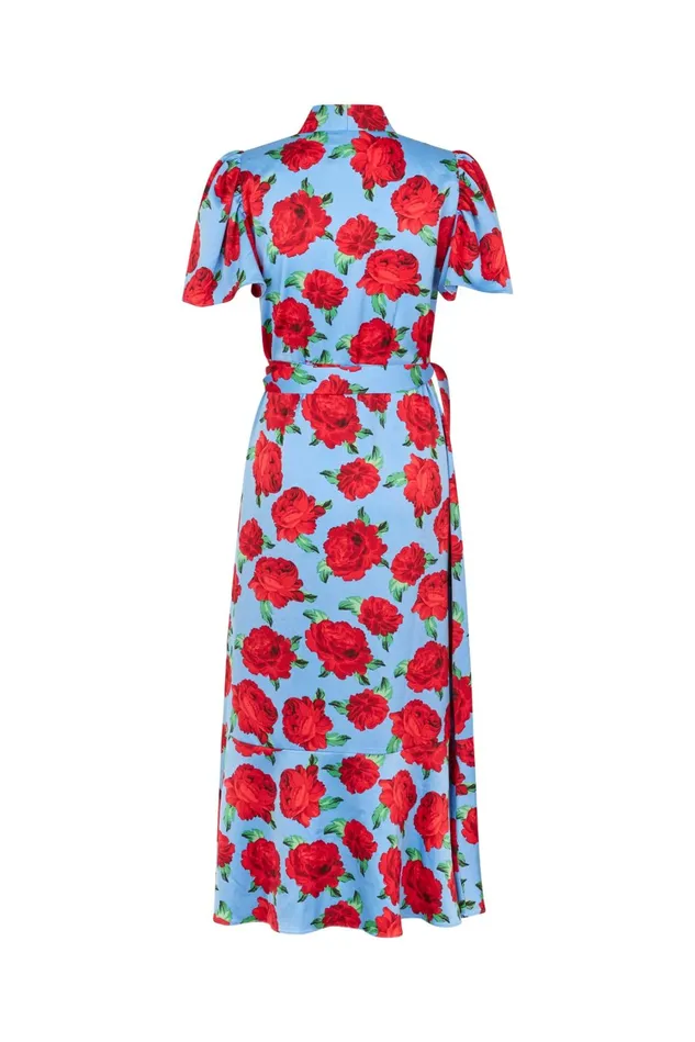 Lima Dress 8211 Blue Roses Women Cras Dresses