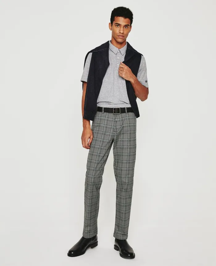 Lochlan Trouser Rue Green Multi Men AG Jeans Pants