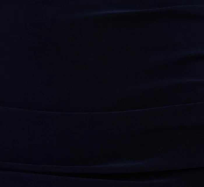 Long Dresses Womens Adrianna Papell Draped Jersey Gown With Open Back In Midnight