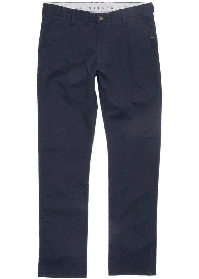 Low Tide Chino Eco Pant Dark Naval Men Vissla Pants and Denim