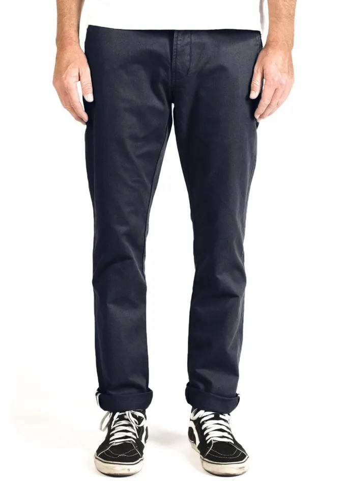 Low Tide Chino Eco Pant Dark Naval Men Vissla Pants and Denim