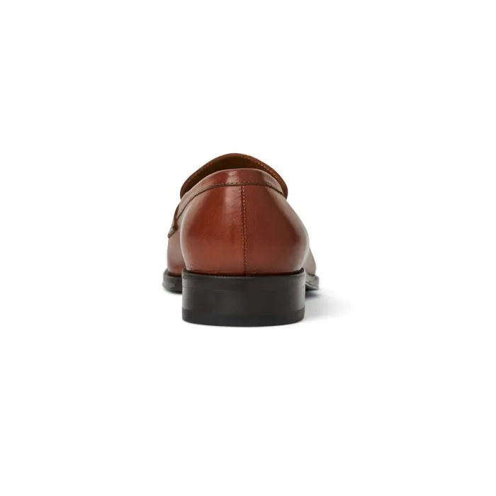 Maioco Slip On Loafer Cognac Leather Men Bruno Magli Loafers and Slipons