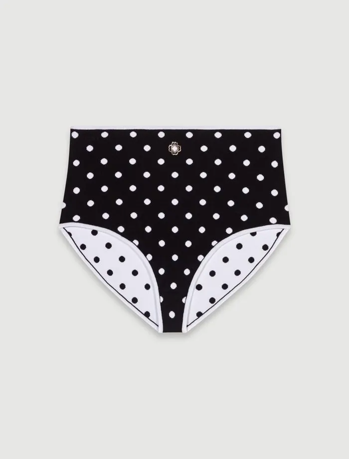 Maje Other Accessories Womens Patterned Knit Briefs Blackwhite