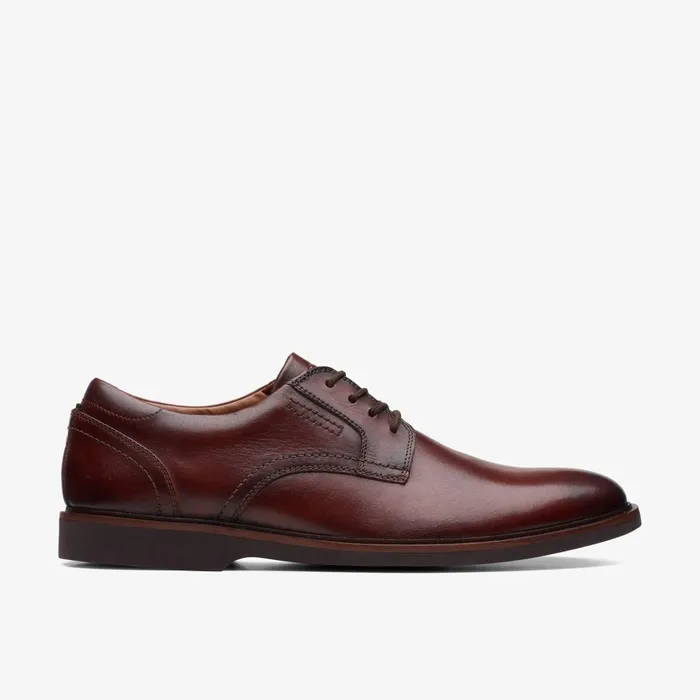 Malwood Lace Brown Leather Men Clarks Dress Shoes