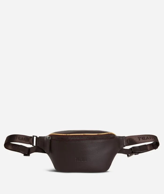 Man Backpacks and Belt Bags Alviero Martini Belt Bag Leather Brown