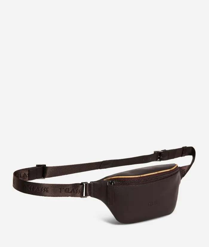 Man Backpacks and Belt Bags Alviero Martini Belt Bag Leather Brown