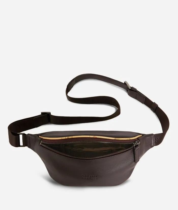 Man Backpacks and Belt Bags Alviero Martini Belt Bag Leather Brown