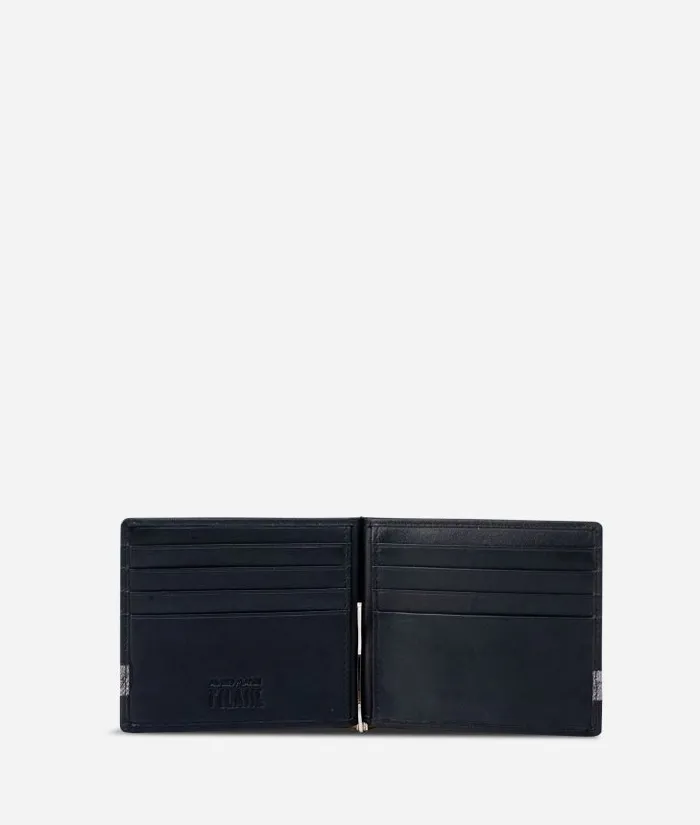 Man Wallets Alviero Martini Billfold Wallet Geo Dark Fabric Trims