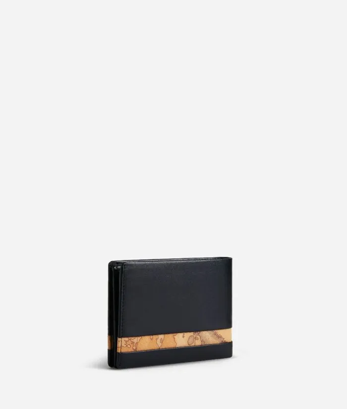 Man Wallets Alviero Martini Geo Classic Medium Wallet In Leather Black