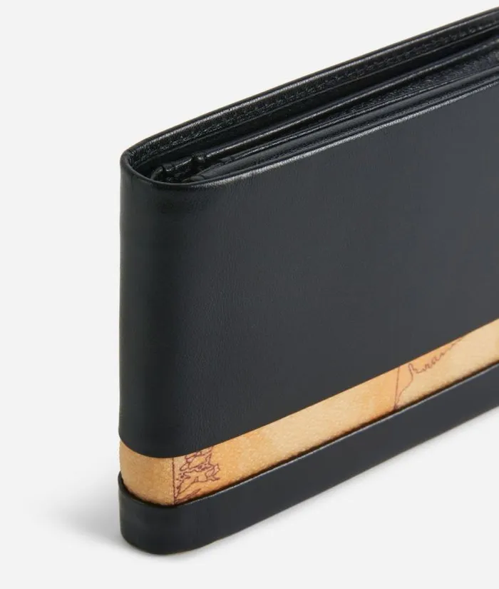 Man Wallets Alviero Martini Geo Classic Medium Wallet In Leather Black