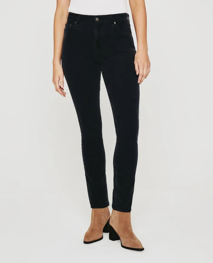 Mari 1 Year Sulfur Black Women AG Jeans Pants
