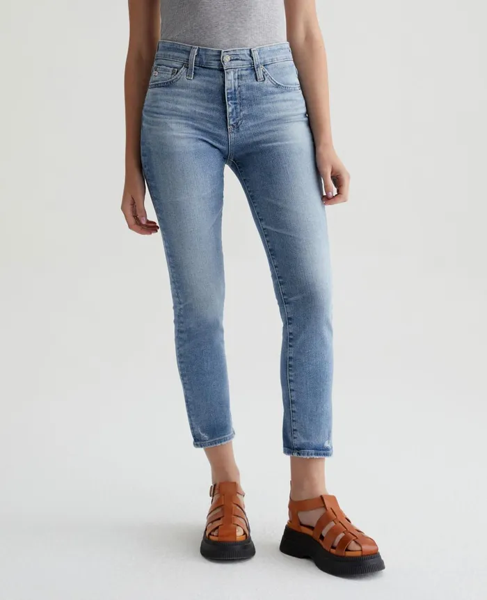Mari Crop 20 Years Undertow Women AG Jeans Denim