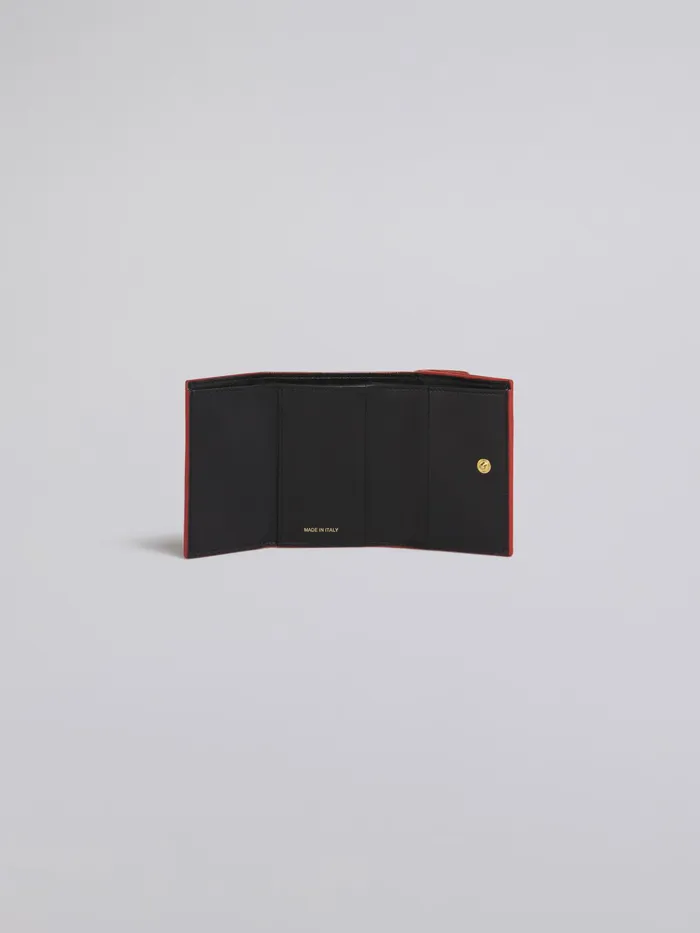 Marni Green Saffiano Leather Trifold Wallet Thyme Womens Wallets and Small Leather Goods Marni Green Saffiano Leather Trifold Wallet Thyme Womens Wallets and Small Leather Goods