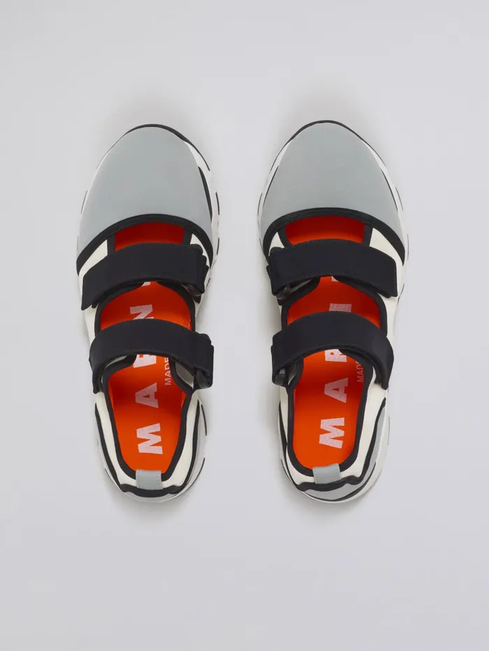 Marni Grey And White Techno Fabric Sneakers Ash Womens Sneakers Marni Grey And White Techno Fabric Sneakers Ash Womens Sneakers