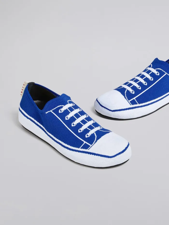 Marni Trompe L039il Jacquard Lowtop Sneaker Lily White Womens Sneakers Marni Trompe L039il Jacquard Lowtop Sneaker Lily White Womens Sneakers