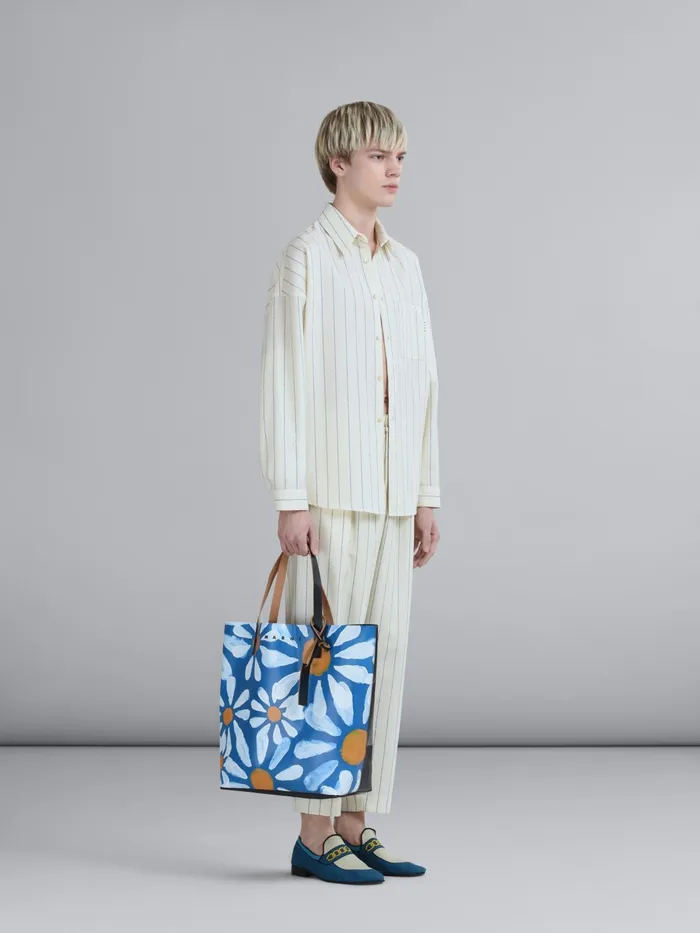 Marni White Pinstriped Fresco Wool Pants Ivory Mens Trousers