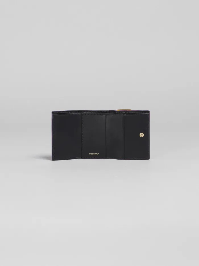 Marni Yellow Saffiano Leather Trifold Wallet Light Topaz Womens Wallets and Small Leather Goods Marni Yellow Saffiano Leather Trifold Wallet Light Topaz Womens Wallets and Small Leather Goods
