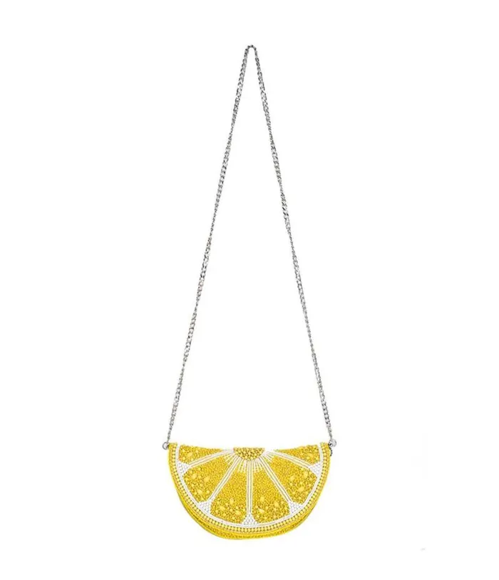 Mary Frances Tart Lemon Crossbody Bag Accessories Unique Vintage Novelty Bags