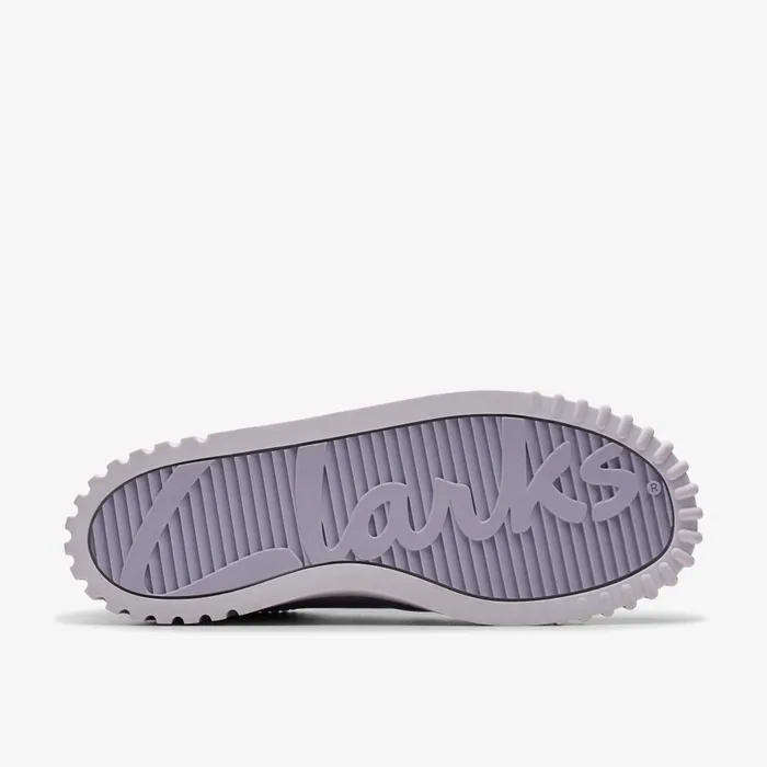 Mayhill Walk Lilac Leather Women Clarks Sneakers