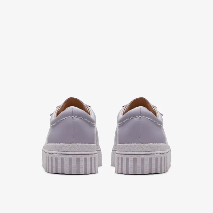 Mayhill Walk Lilac Leather Women Clarks Sneakers