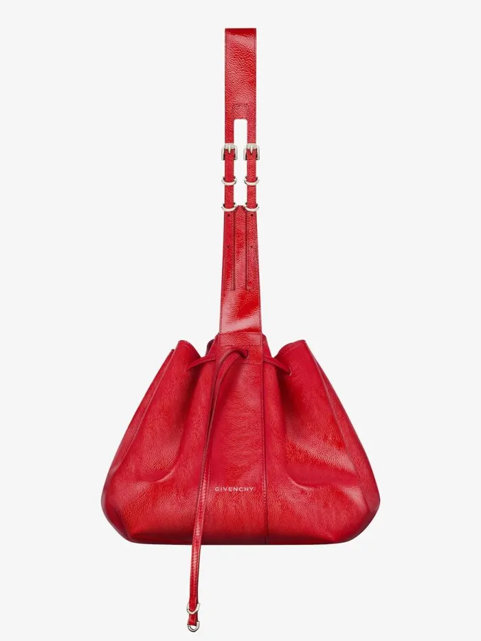 Medium Pumpkin Bag In Patent Leather Vermillon Women Givenchy Shoulder Bags