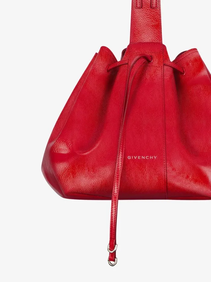 Medium Pumpkin Bag In Patent Leather Vermillon Women Givenchy Shoulder Bags