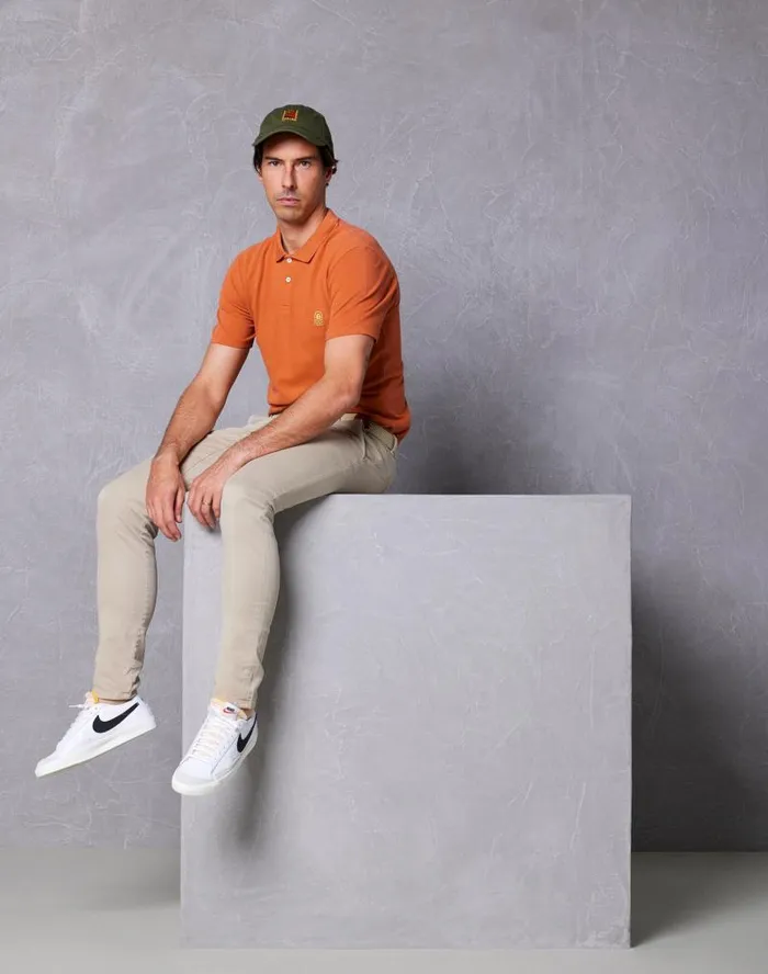 Men039s Pants Chino Cut CREAM Eshop PullIn Tinted Fabric