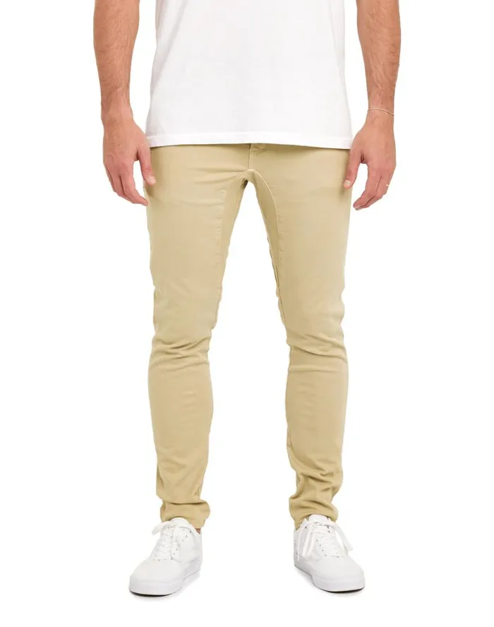 Men039s Pants Chino Cut CREAM Eshop PullIn Tinted Fabric