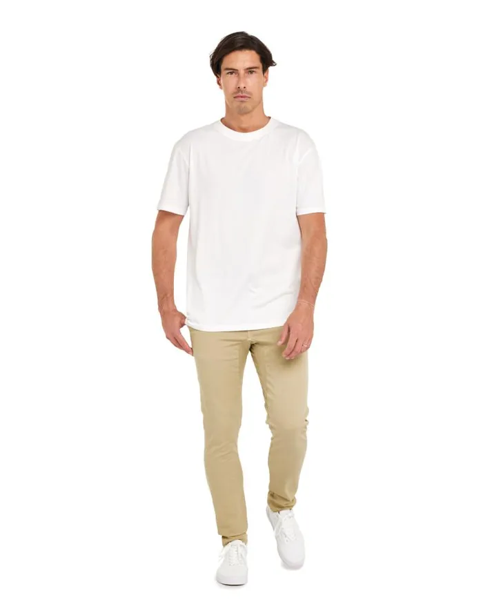 Men039s Pants Chino Cut CREAM Eshop PullIn Tinted Fabric
