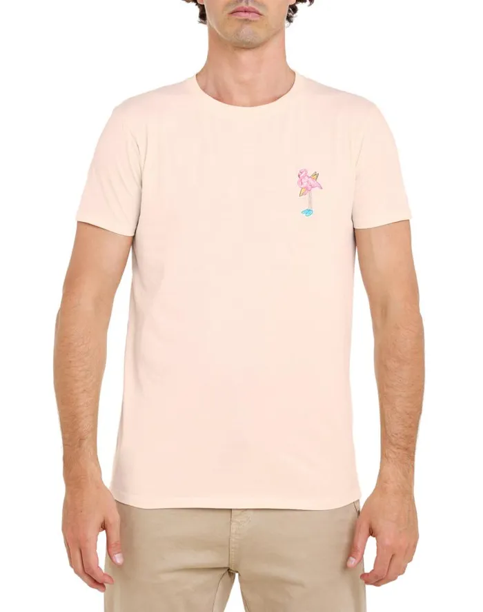 Men039s Tshirt PATCHFLAMINGOROSE Eshop PullIn Tshirts
