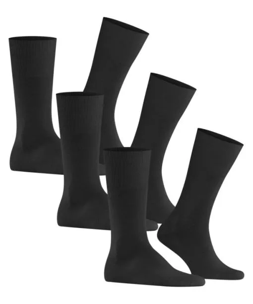 Men Airport 3Pack Men Socks Black FALKE Socks