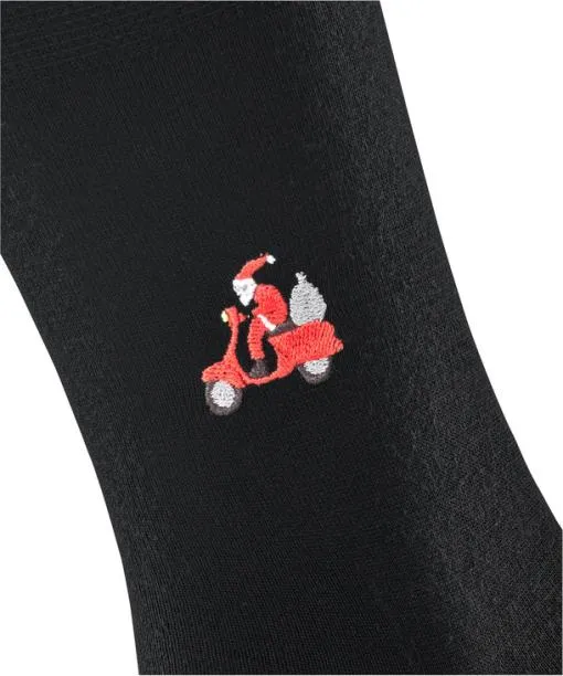 Men Airport Driving Santa Men Socks Black FALKE Socks