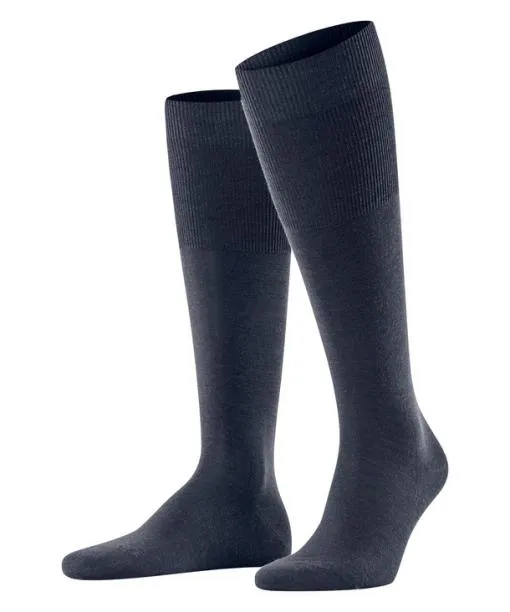 Men Airport Men Kneehigh Socks Space Blue FALKE Knee High Socks
