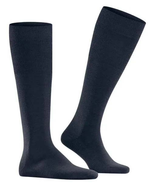 Men Airport Men Kneehigh Socks Space Blue FALKE Knee High Socks