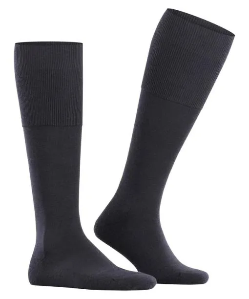 Men Airport Plus Men Kneehigh Socks Dark Navy FALKE Knee High Socks