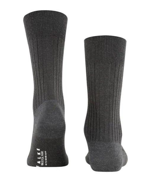 Men Bristol Pure Men Socks Anthramel FALKE Socks